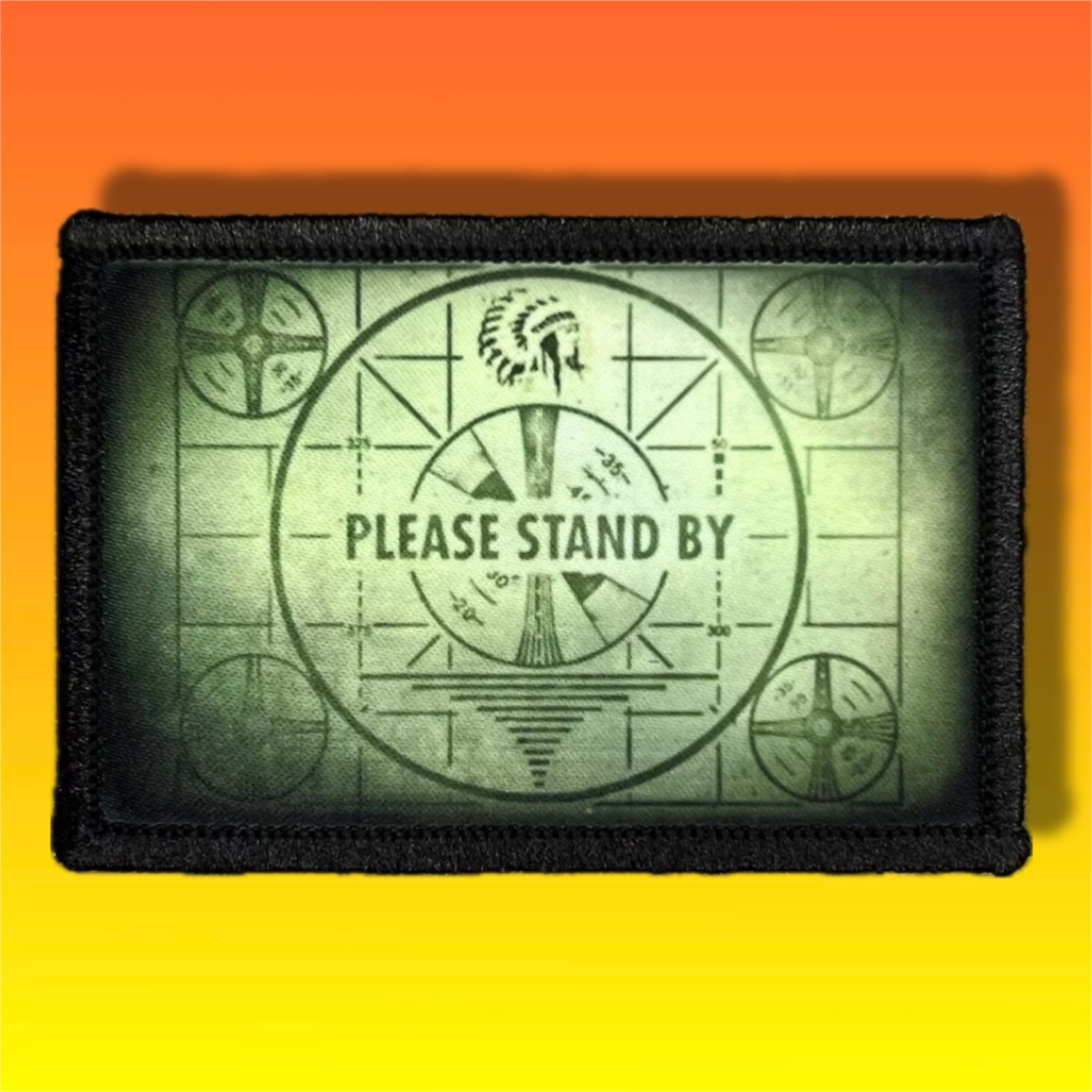 Fallout Please Stand By Morale Patch / Military Badge ARMY Tactical Hook 573