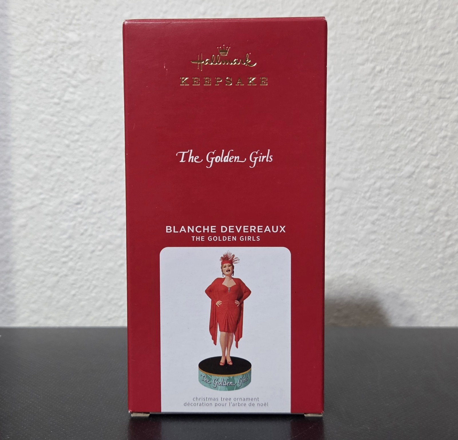 Hallmark Magic BLANCHE DEVEREAUX GOLDEN GIRLS 2021 Talking Keepsake Ornament 