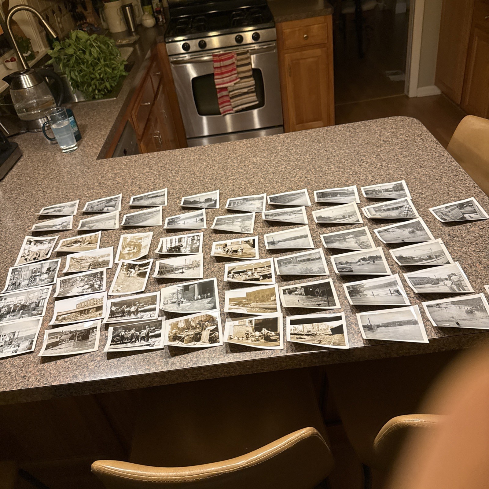 Vintage Real Photos 1955 Flood Ansonia CT Farrell-Birmingham etc Part 1