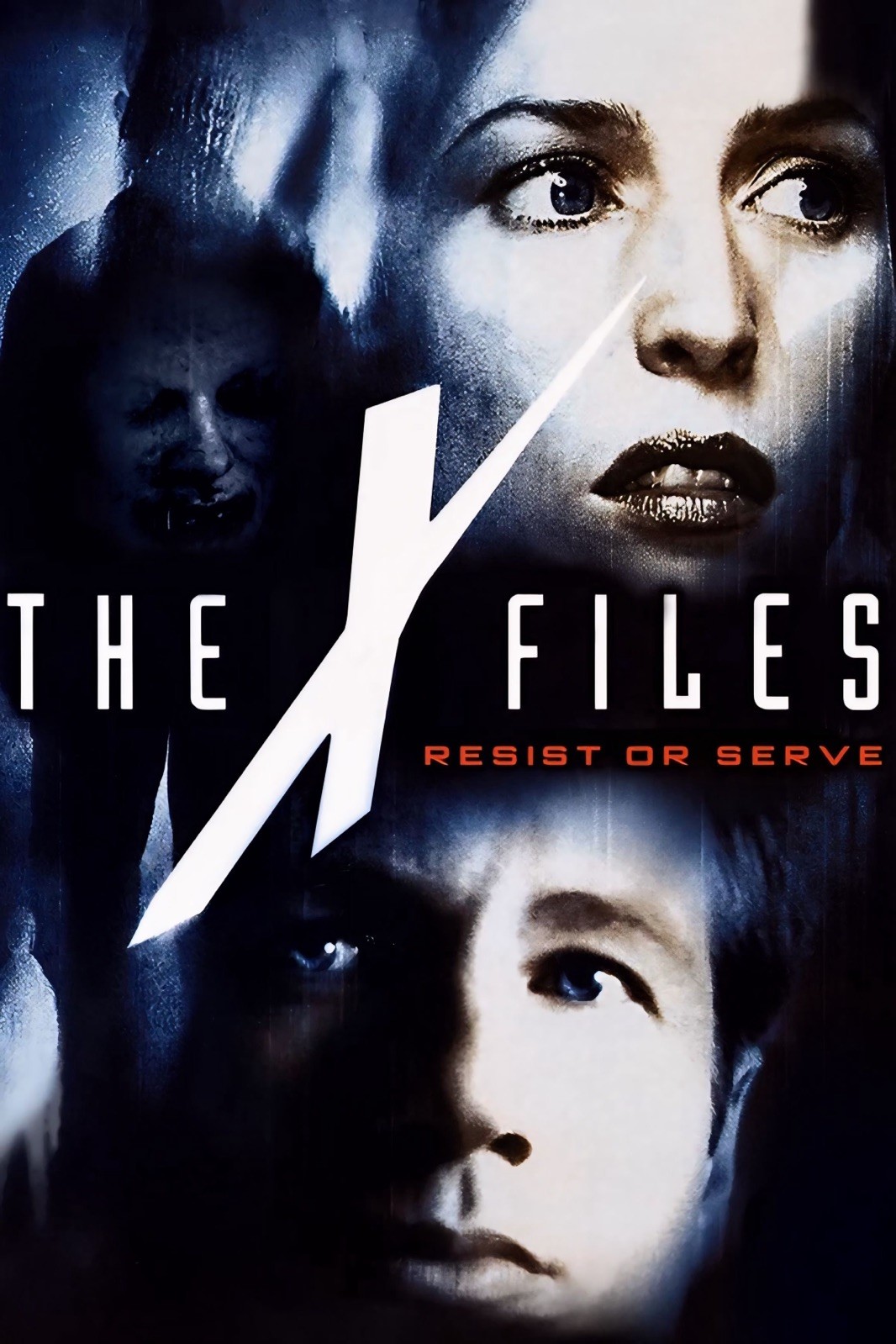THE X-FILES Resist or Serve 13x19 POSTER  REPRODUCTION Fox Mulder Dana Scully 