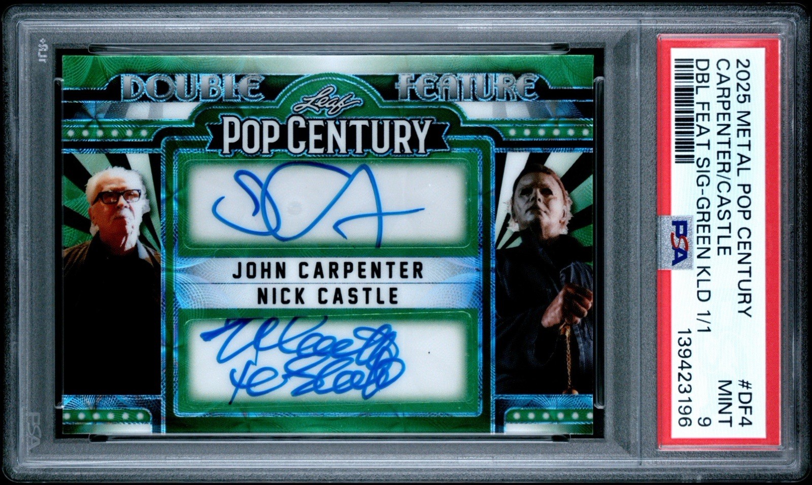 2025 Leaf Metal Pop Century John Carpenter & Nick Castle Dual Auto 1/1 HALLOWEEN