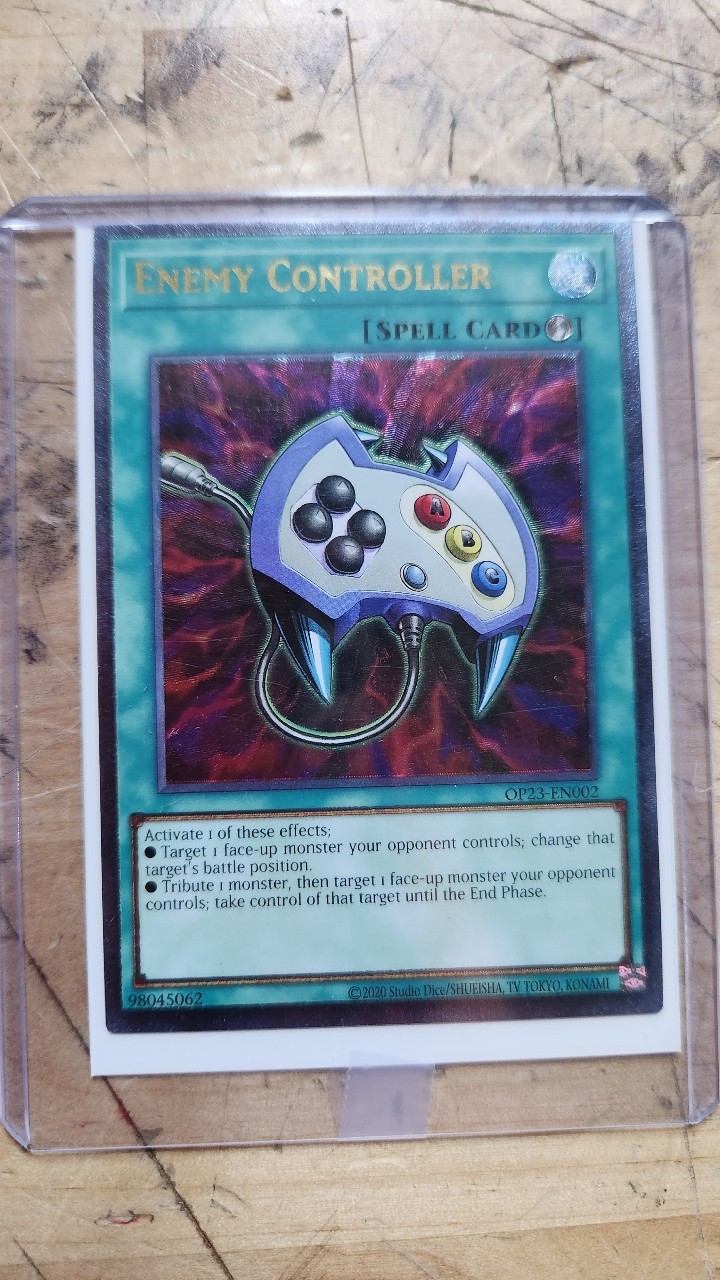 Yu-Gi-Oh Enemy Controller OP23-EN002 Ultimate Rare OTS Tournament Pack 23