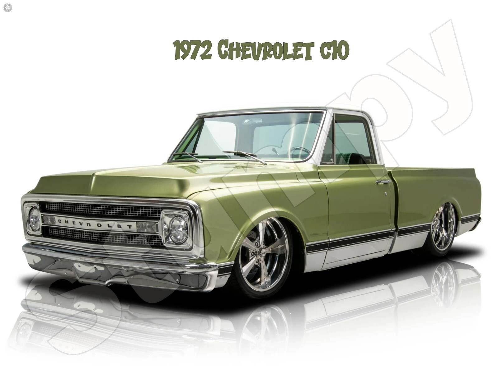 1972 Chevrolet c10  Metal Sign 9\
