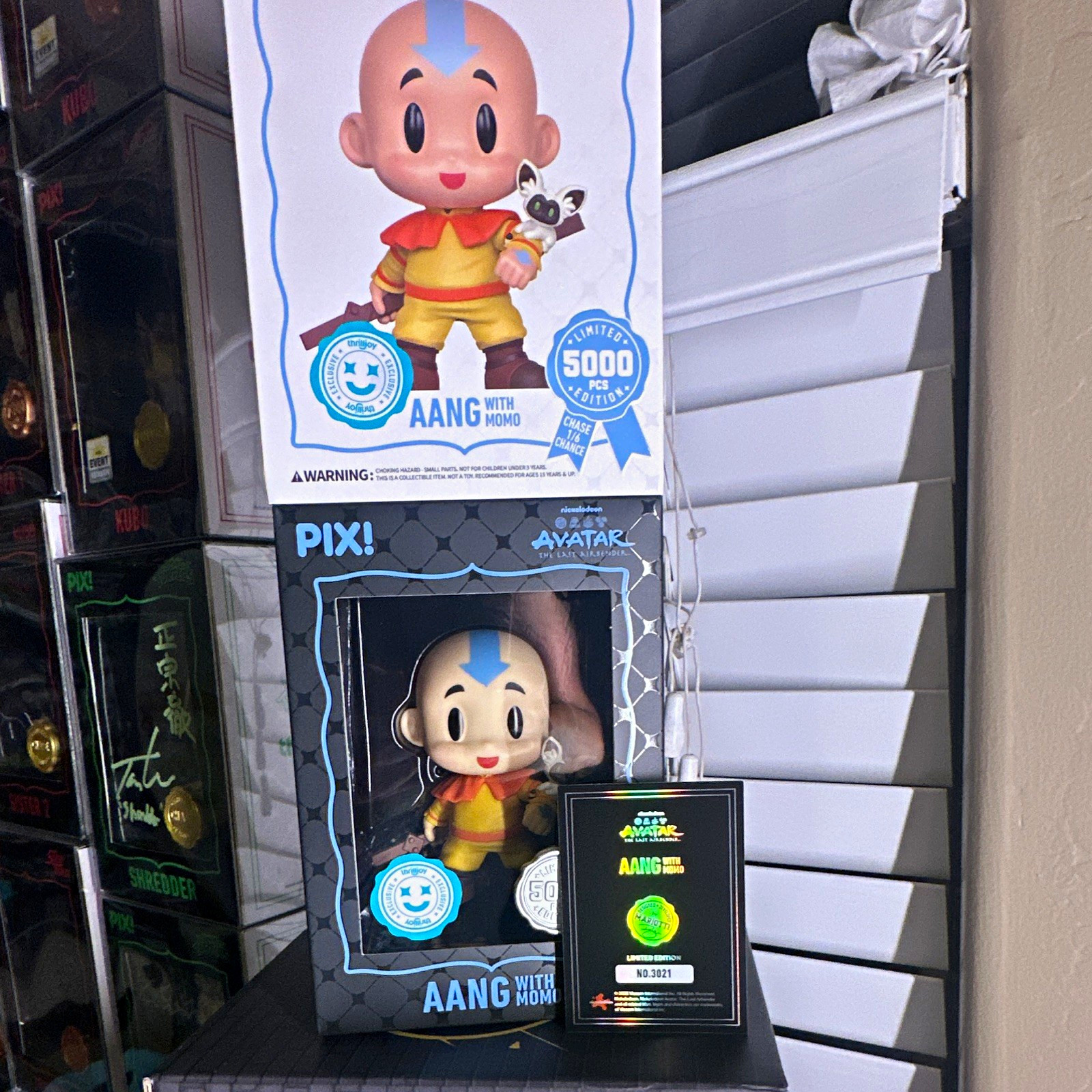 Thrilljoy Pix Nickelodeon Avatar Aang w/ Momo No.3021 5000pc LE