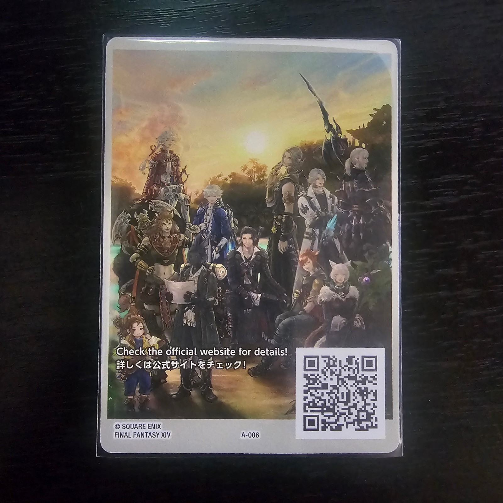 FFXIV Fan Fest Dawntrail Promo/Ad Card Final Fantasy TCG Fan Festival (A-006)