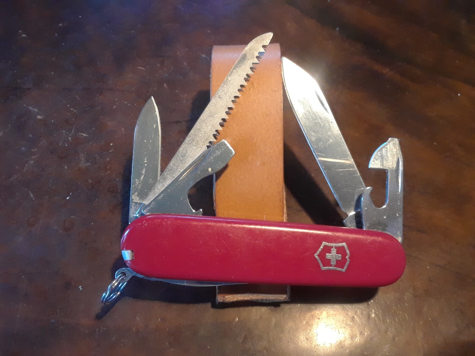 Victorinox Camper, Various Scales, Corkscrew and Wood Saw pocketknife