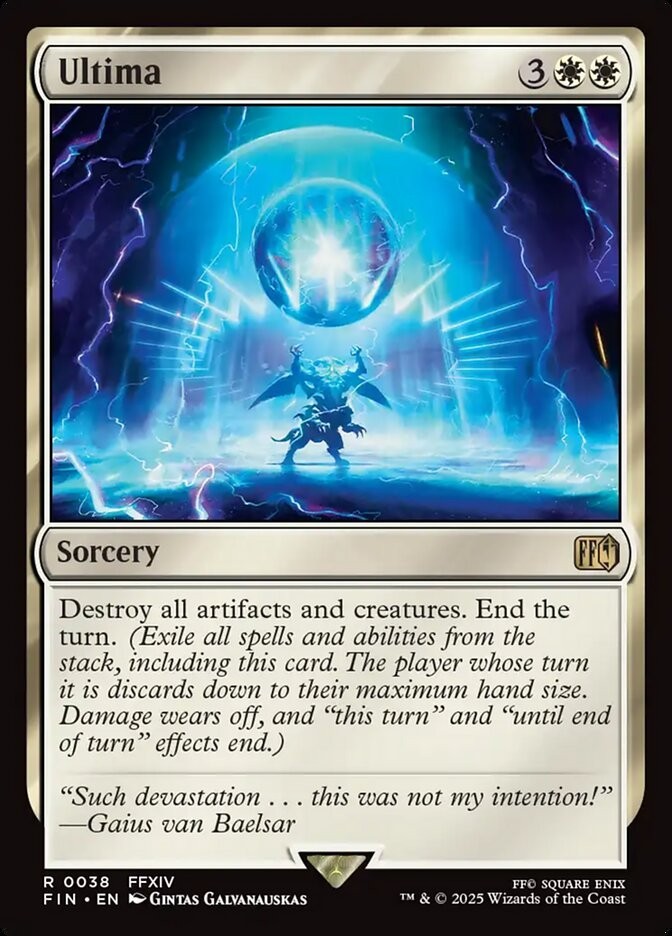 Ultima (EX/NM) Board wipe cancelling triggers MTG Discount:5+ Magic Card