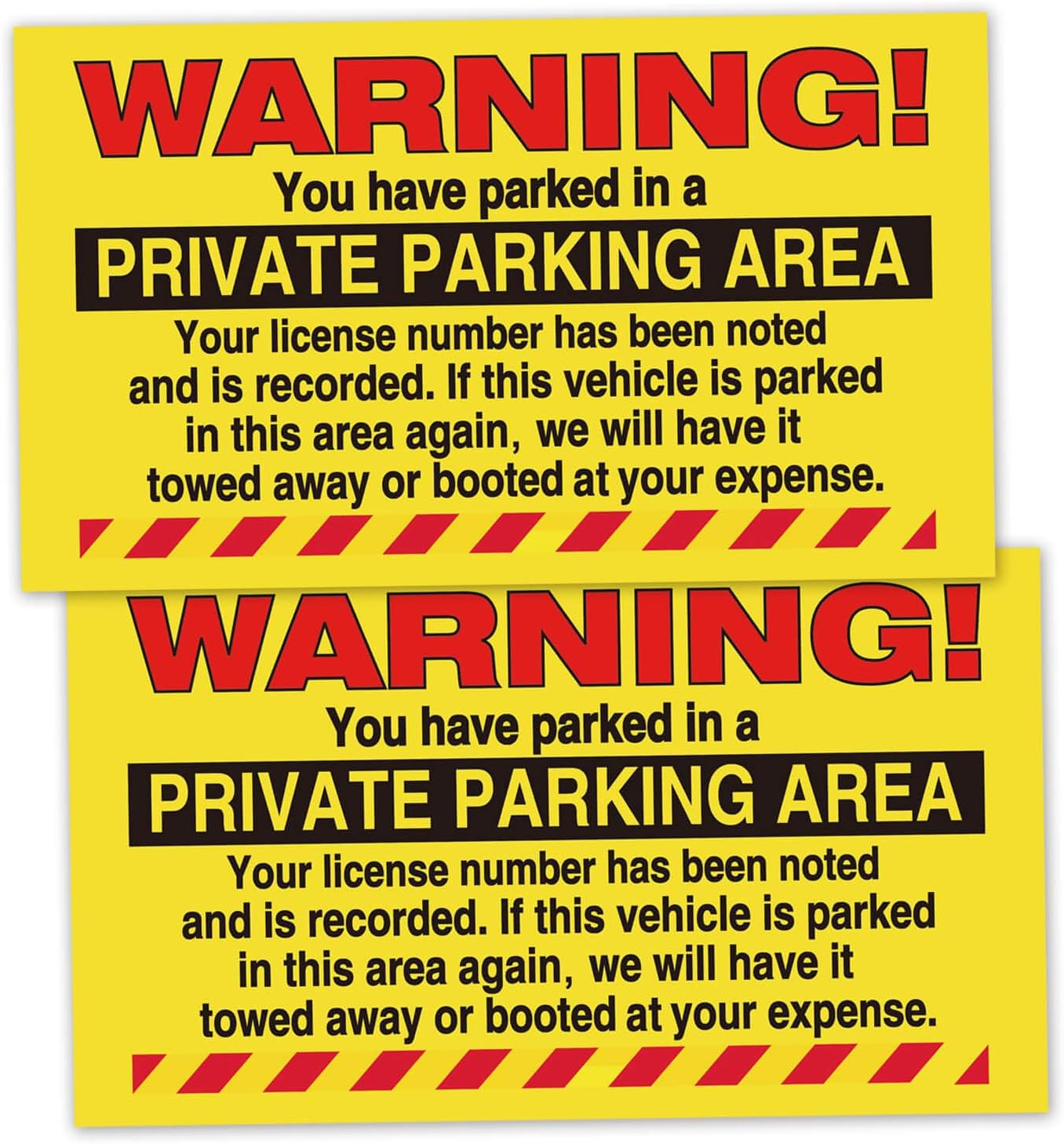 50 Parking Violation Stickers, 5
