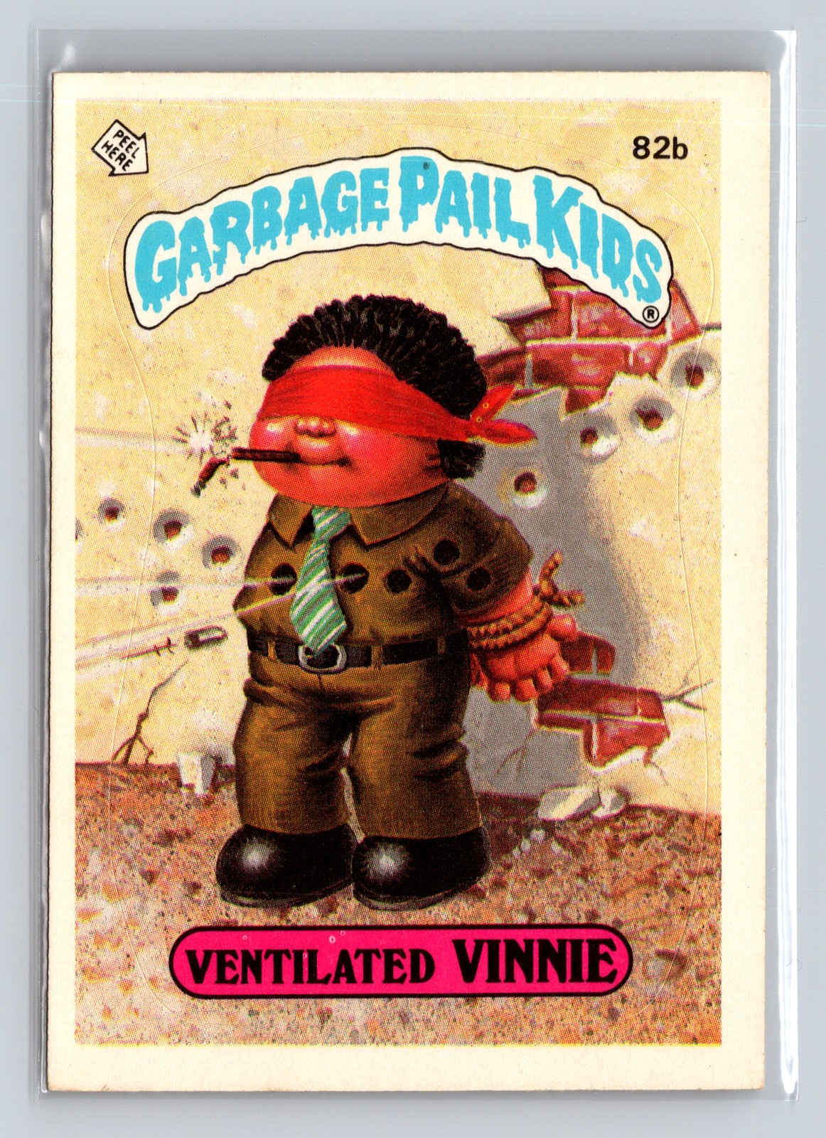 1985 Topps Garbage Pail Kids Series 2 #82b Ventilated Vinnie