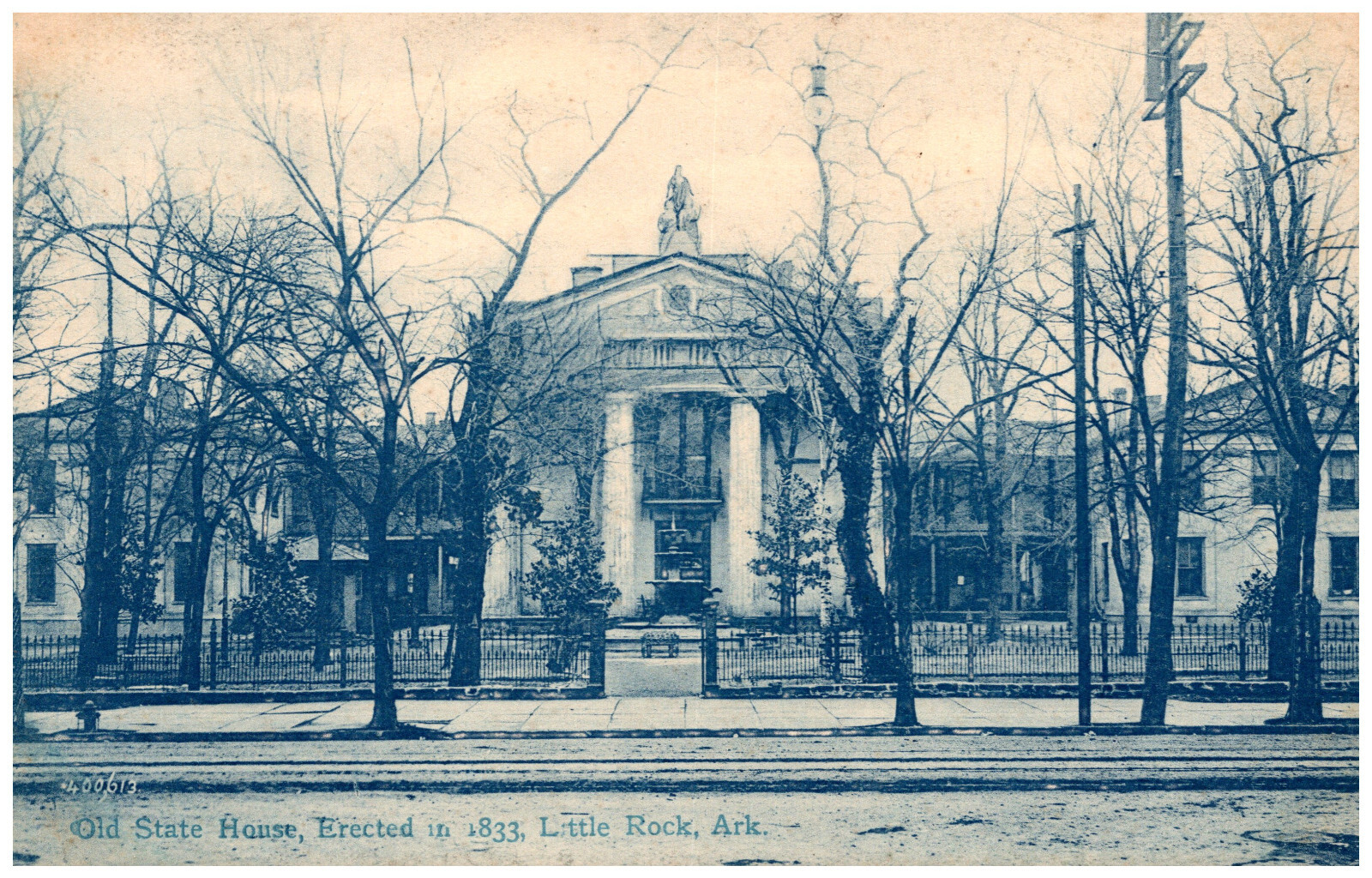Little Rock, AR Old State House Exterior 400,613 Greek Revival Cyan Tone -A99
