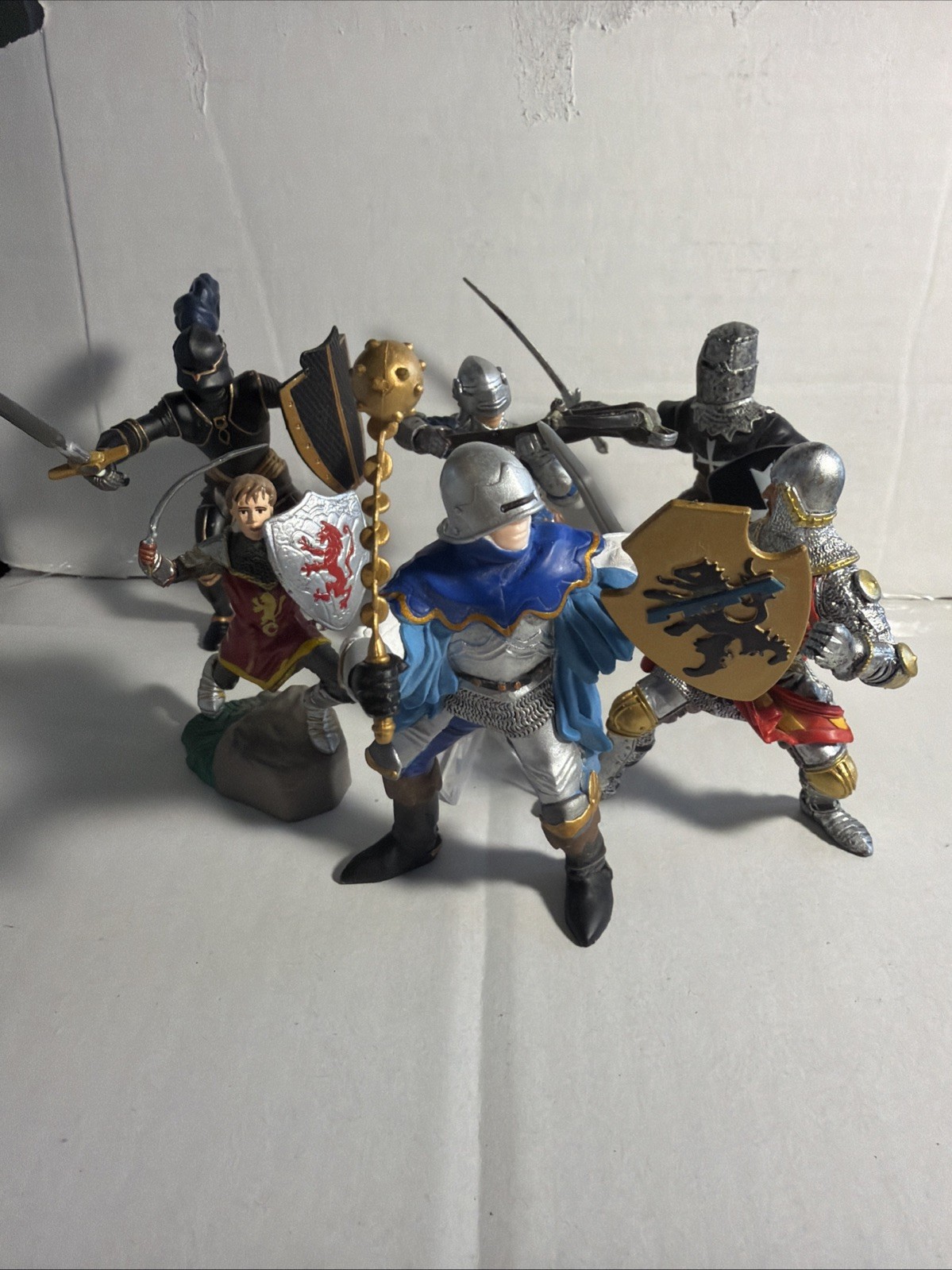 Schleich Papo Medieval HUGE World Of Knights Lot of 6 Some Damaged