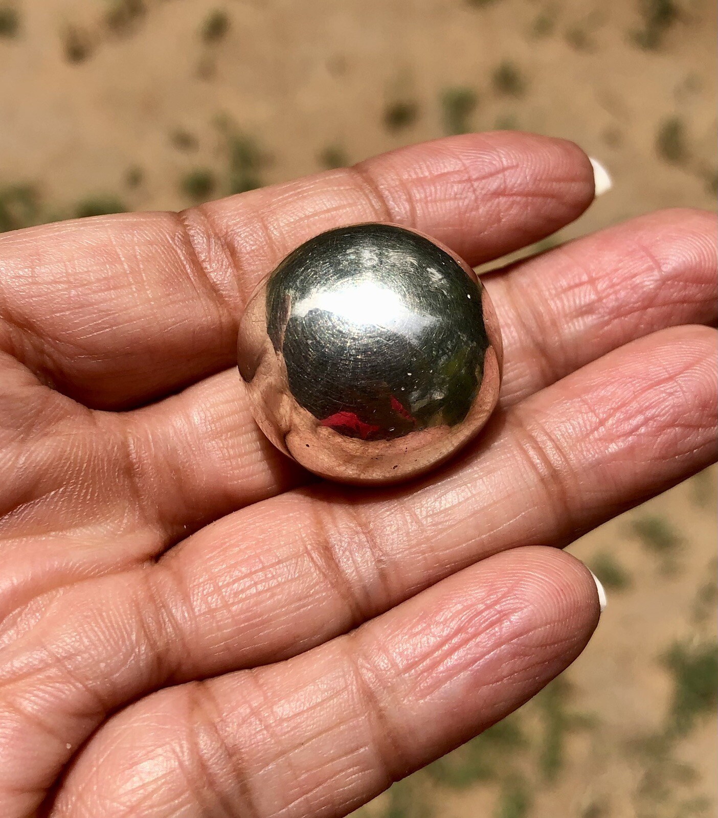 999 Pure Silver Hindu Religious Solid Silver Ball 1 Pc, 80 gm, 25 mm 1 inch