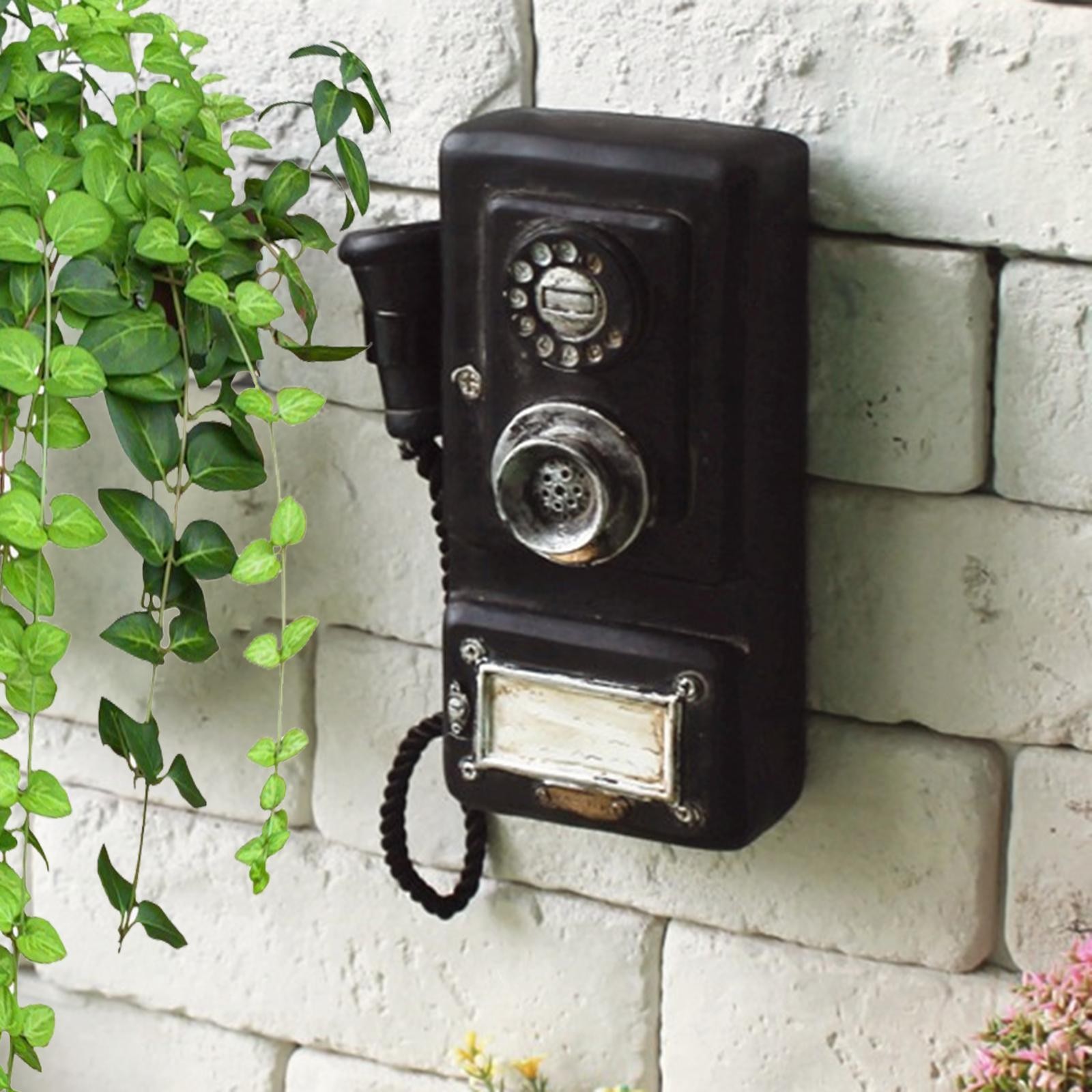 Antique Rotary Dial Telephone Vintage Telephone Old Fashioned Wall Art Sculpture