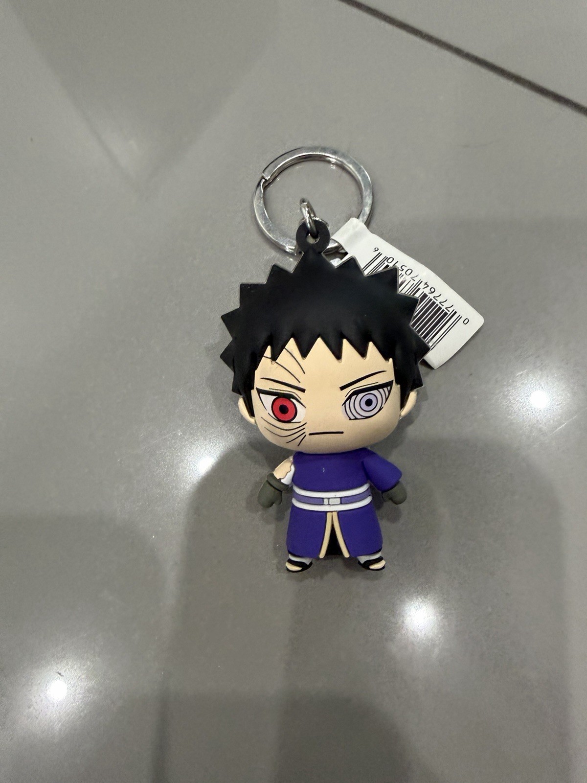 Naruto Shippuden Obito Uchiha 3D Foam Bag Clip Keychain Monogram International