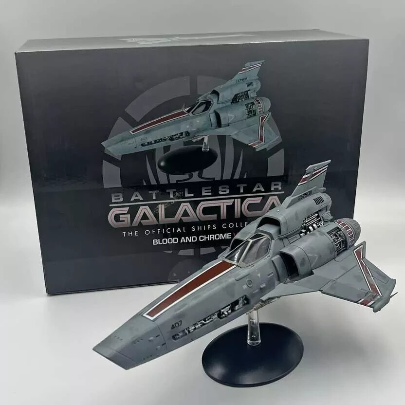 Battlestar Galactica Eaglemoss Blood & Chrome Viper Mark III New in Box