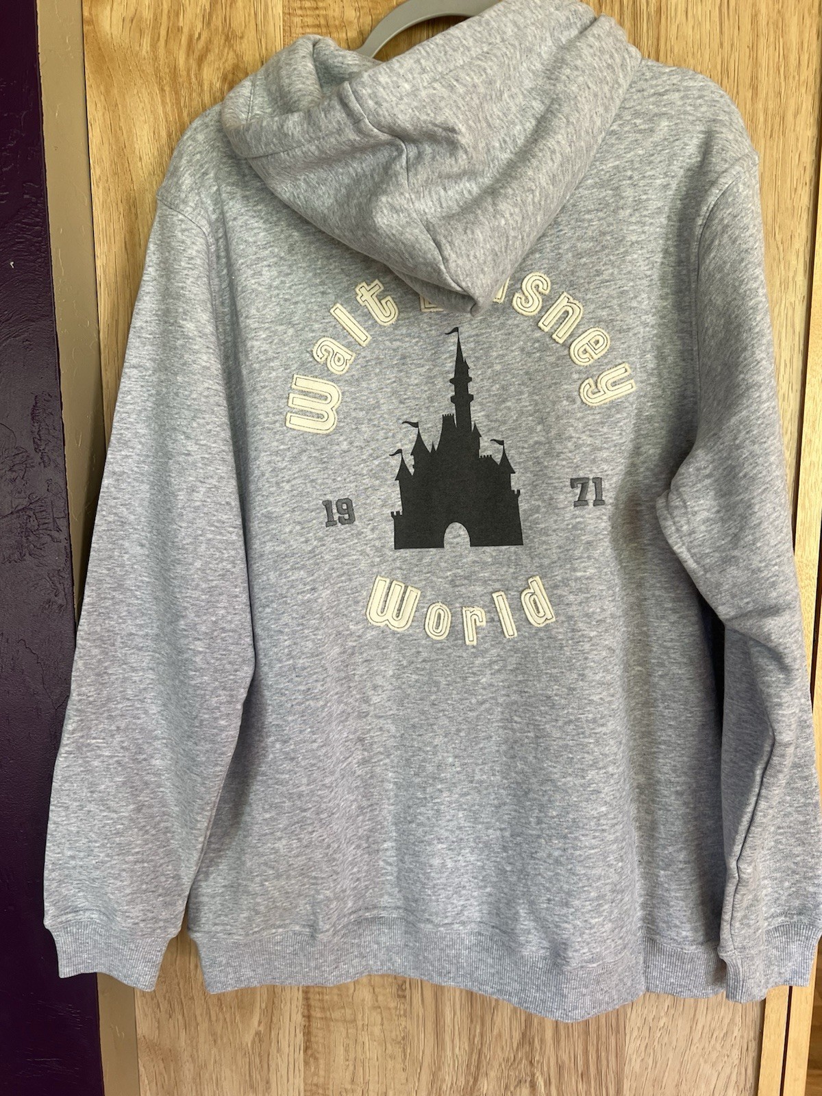 Disney Parks Walt Disney World Castle Gray Hoodie Sweatshirt XXL New With Tags