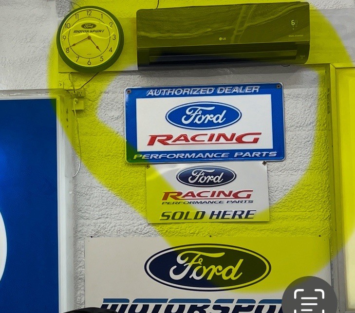 Ford Racing Authorized Dealer Parts Sign No Svo Svt Ford Motorsport 16”x32”