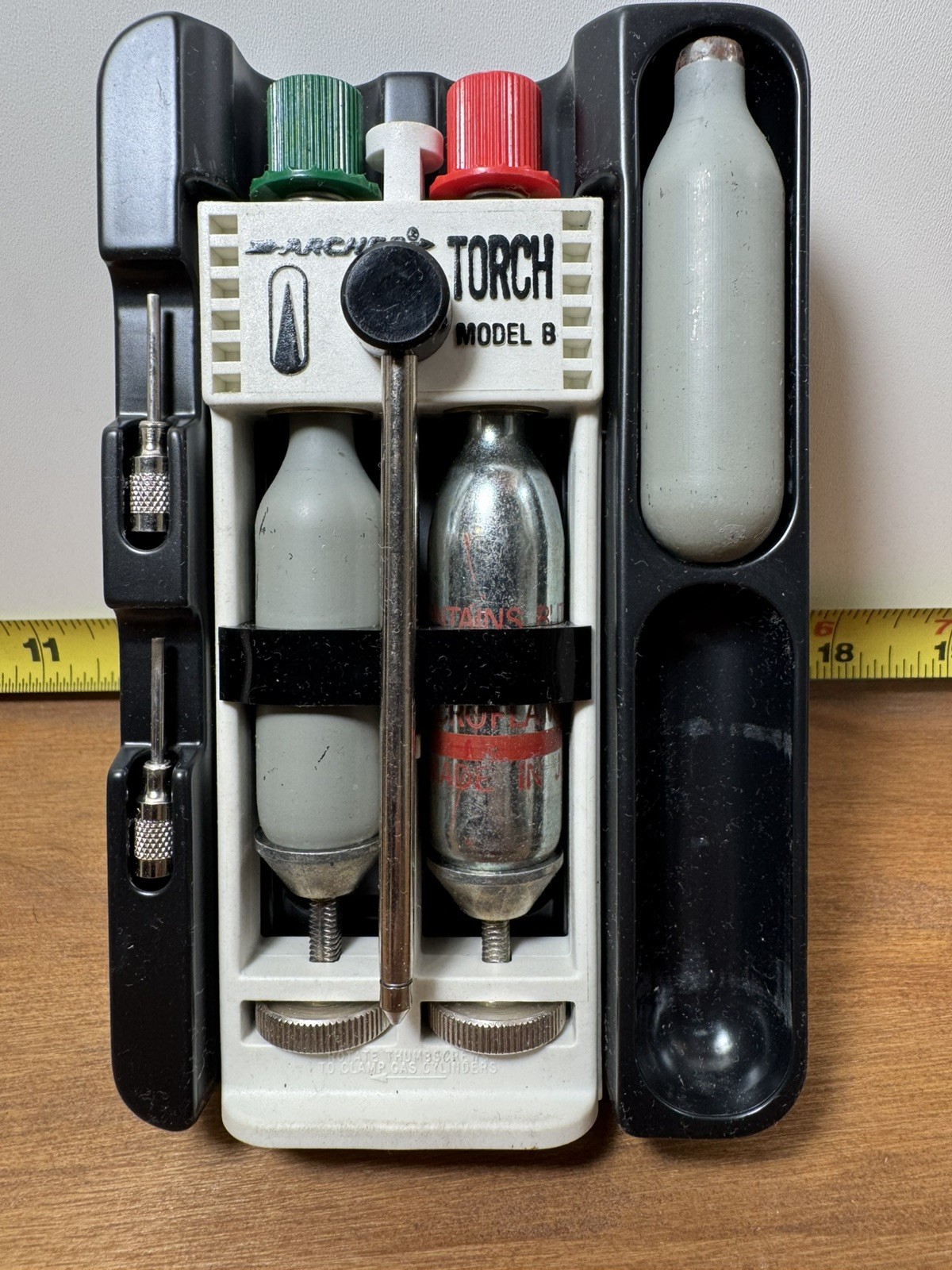 NOS Vintage Archer Radio Shack Miniature Gas Brazing Soldering Torch #64-2165