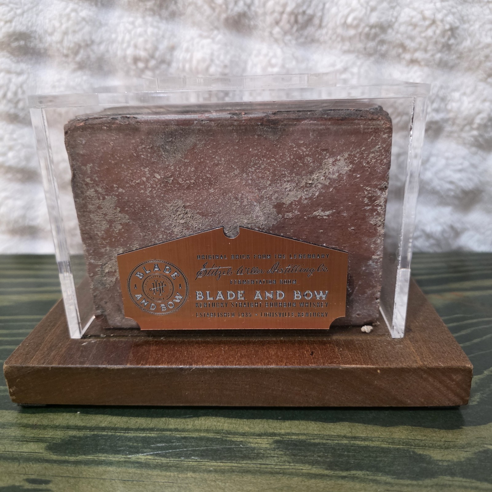 Blade and Bow Stitzel-Weller Distillery Original Fermentation Room Brick Display