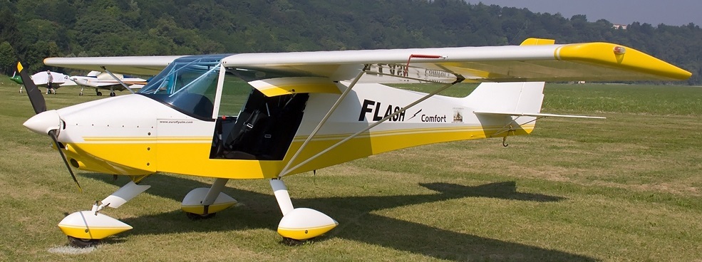 Flash Light Eurofly Italy Private Airplane Wood Model Replica Large FreeShipping