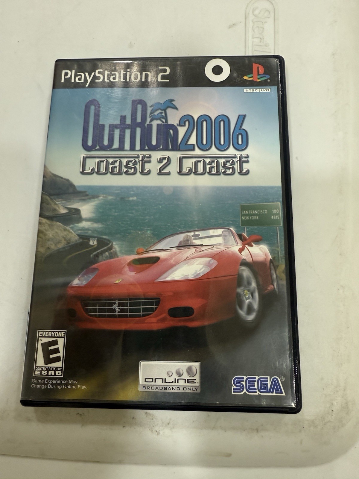 SEGA OutRun 2006: Coast 2 Coast PS2 NTSC-U/C E Rated-Disc & Case