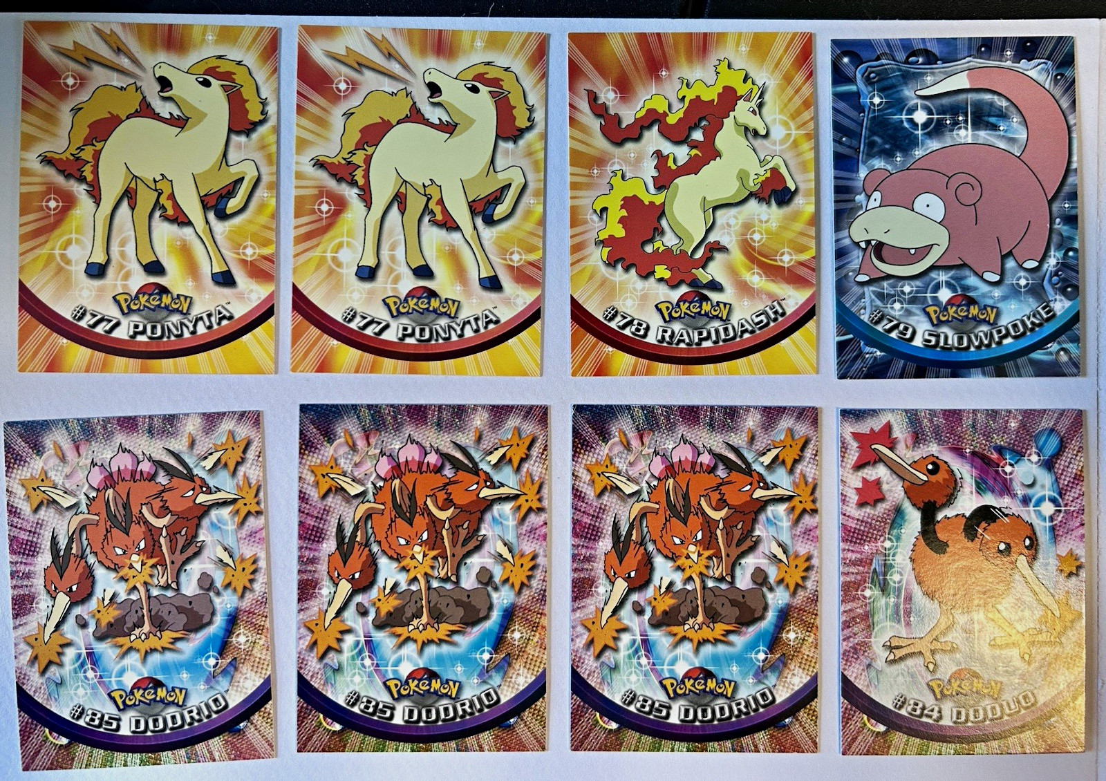 Topps Pokémon 1999 and 2000 LOT- About 225 cards,  from binders, PRICE DROPPED 