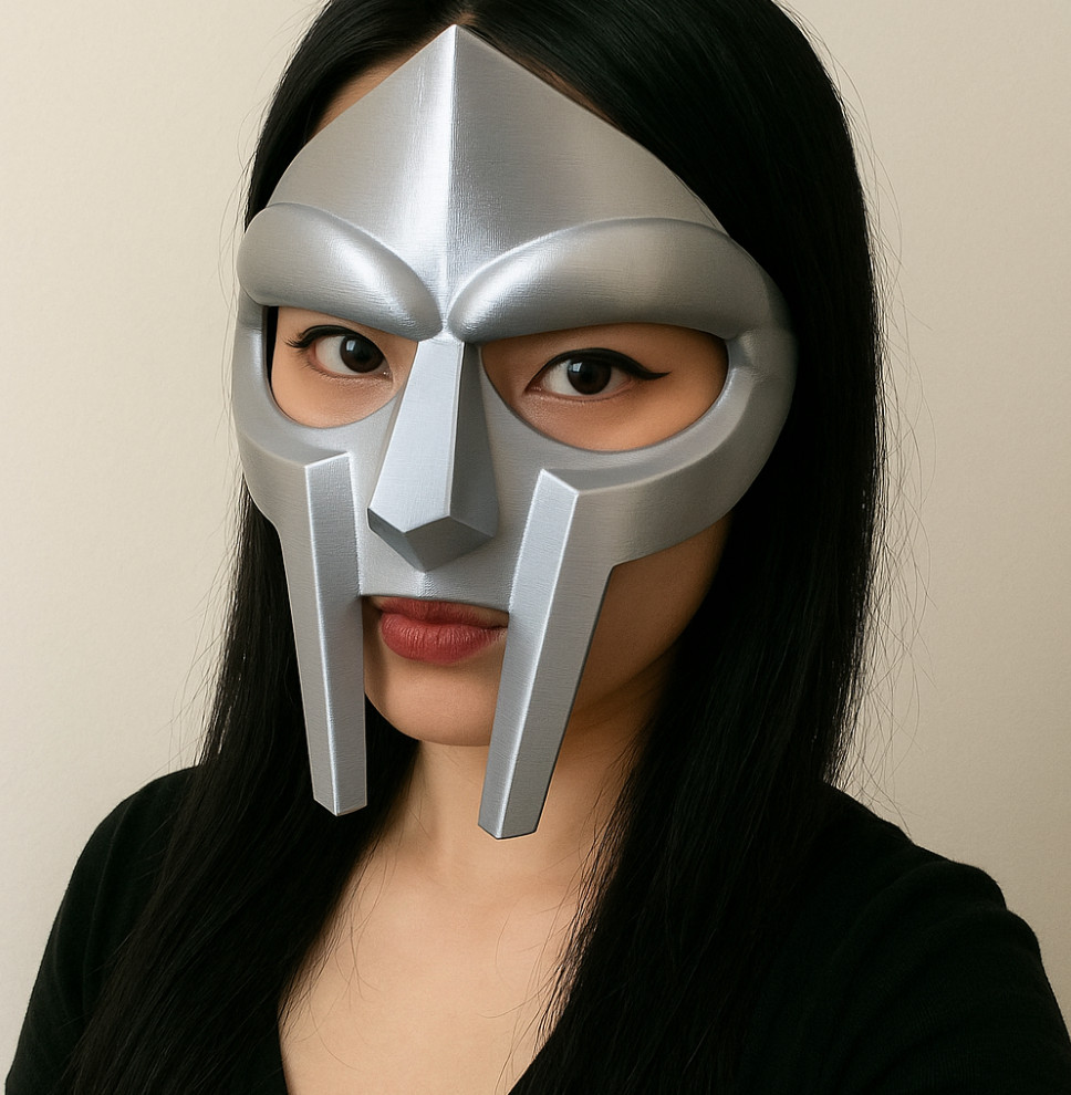 MF Doom Gladiator Mask Replica 1:1 Cosplay Prop Costume Accessory Madvillain