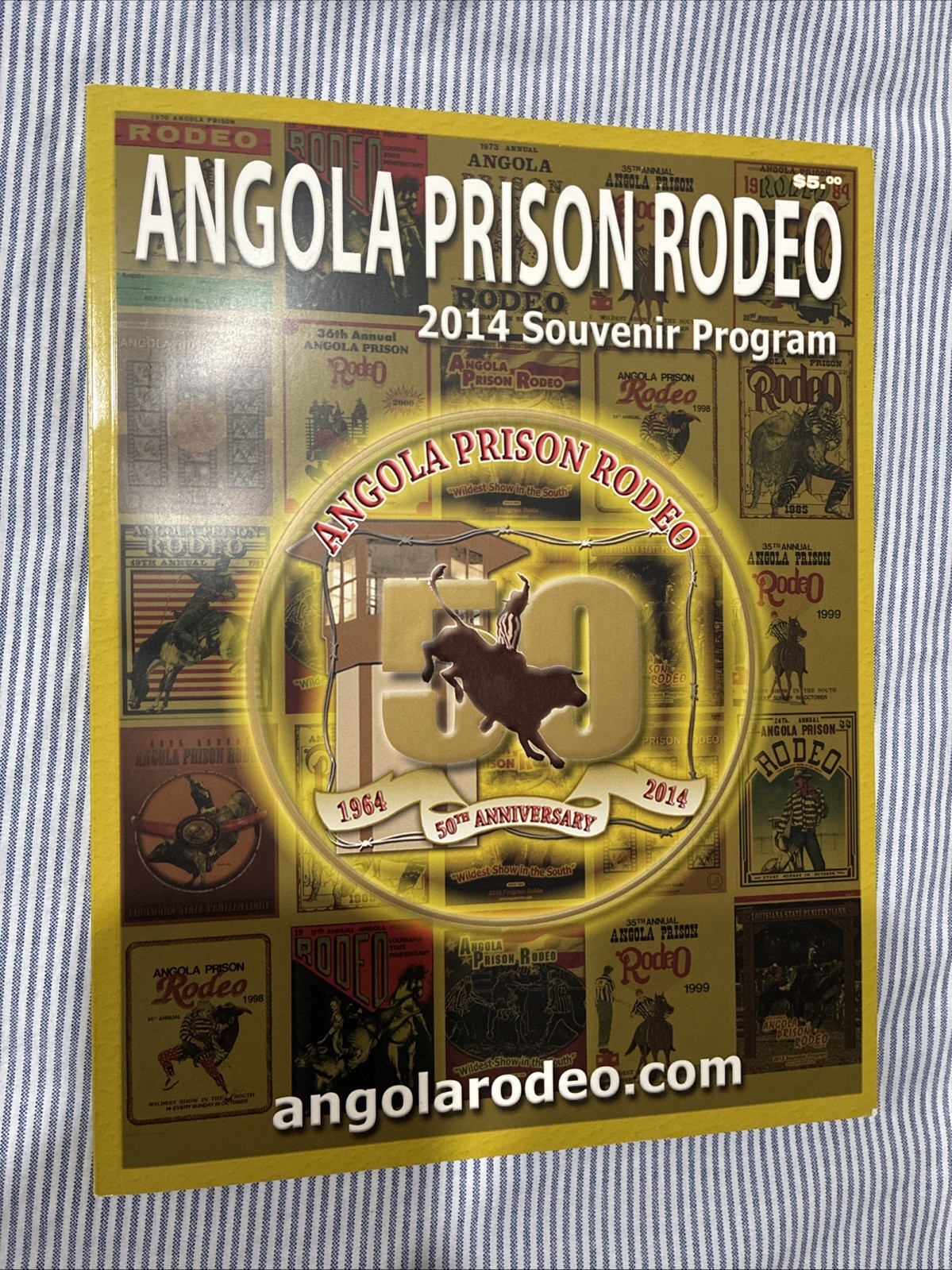 Angola Prison Rodeo - 2014 Souvenir Program-50th Anniversary-  Angola,  LA