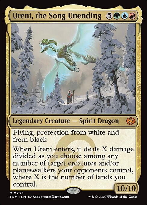 [MTG] Ureni, the Song Unending (0233) (TDM) NM