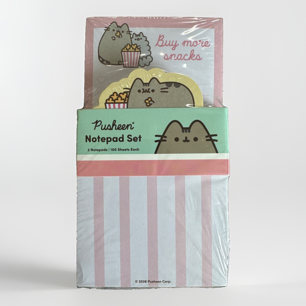 Pusheen 2 Notepad Set 100 Sheets Each Buy More Snacks Memo Pads Stationery