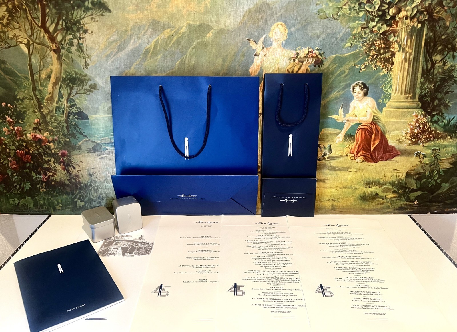 THE FRENCH LAUNDRY RESTAURANT THOMAS KELLER SOUVENIRS/MEMORABILIA- YOUNTVILLE CA
