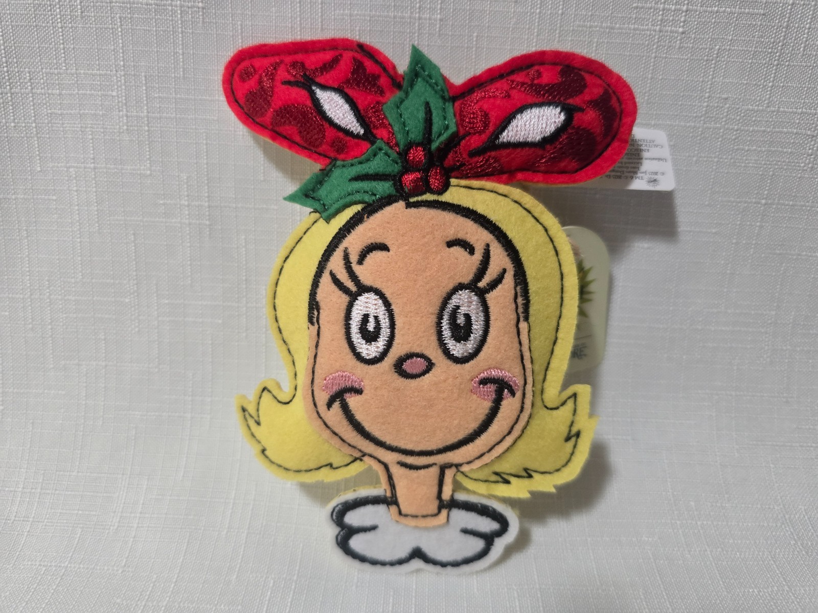 Jim Shore The Grinch Cindy Lou Who Felt Ornament - New