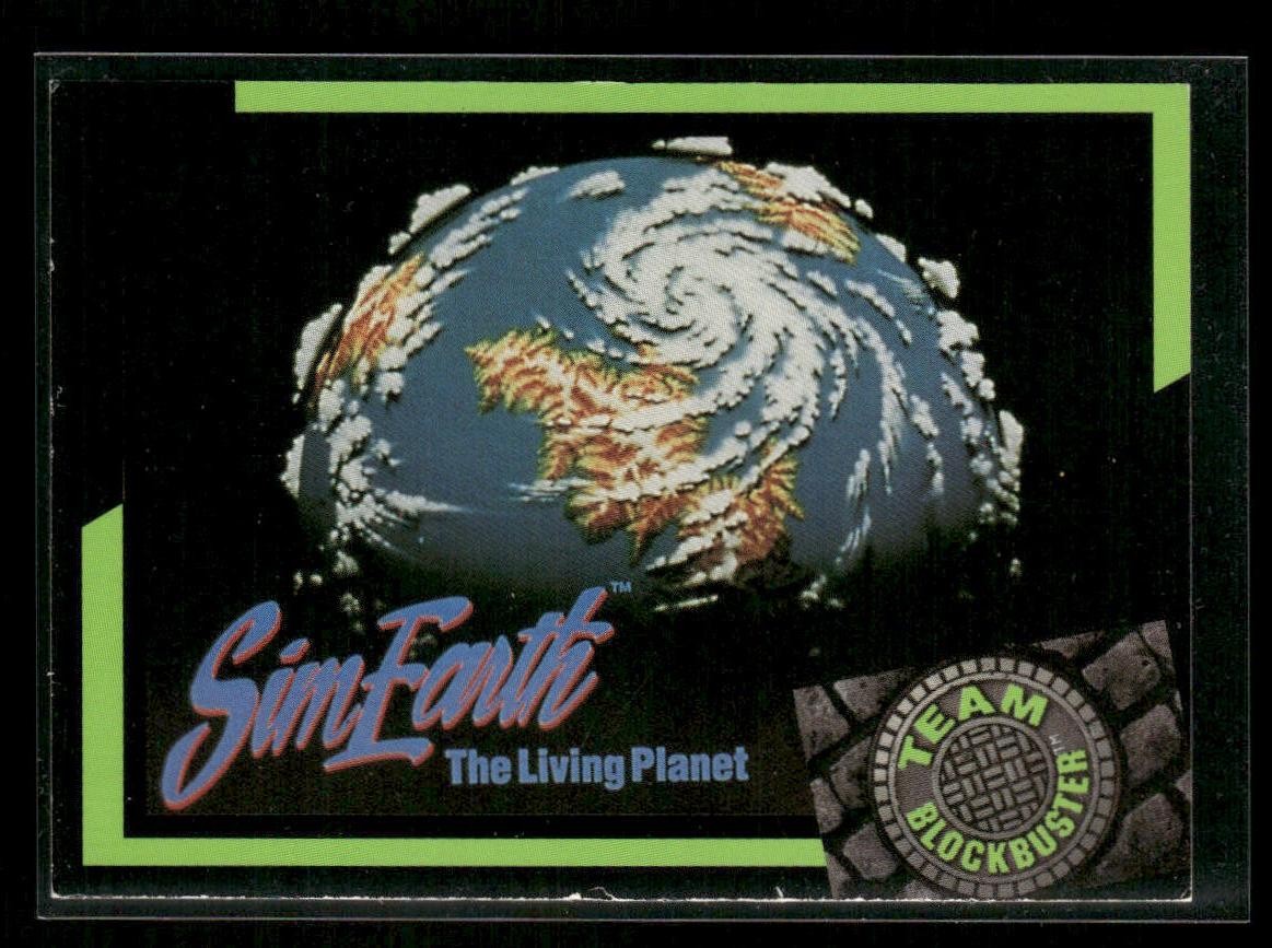1993 Blockbuster Video Game Cards #30 Sim Earth