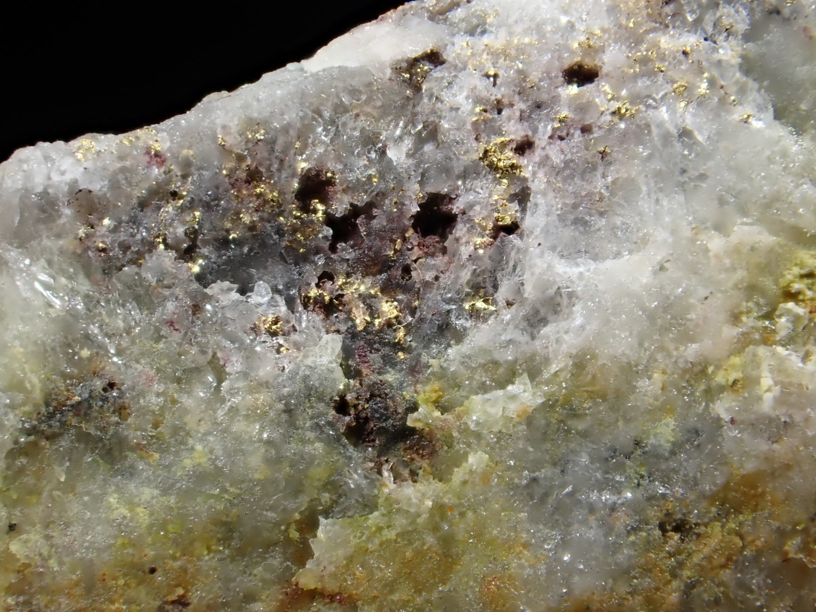 Historic & Rich Native Gold Crystals Adriatic Mine Flowery Lode Comstock Nevada