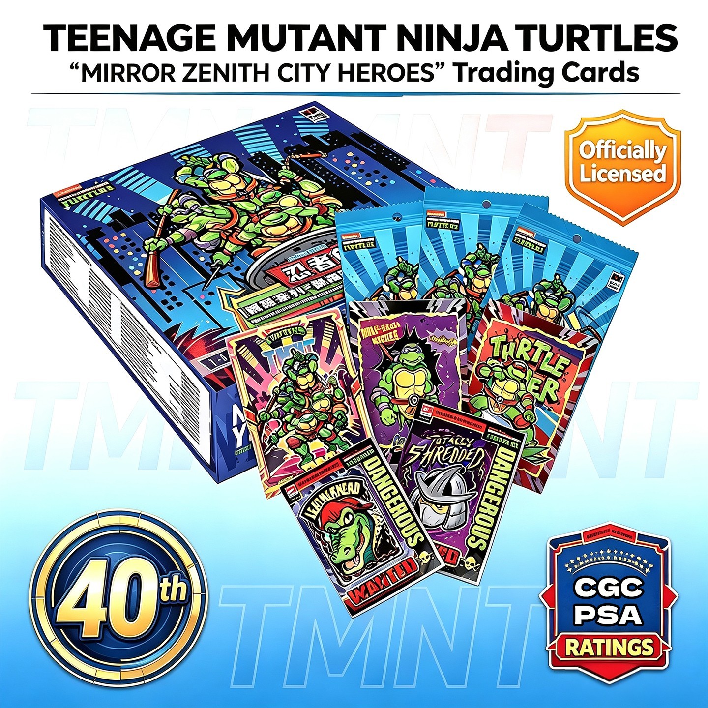 NEW Teenage Mutant Ninja Turtles Mirror Zenith City Heroes Trading Cards 1 Box