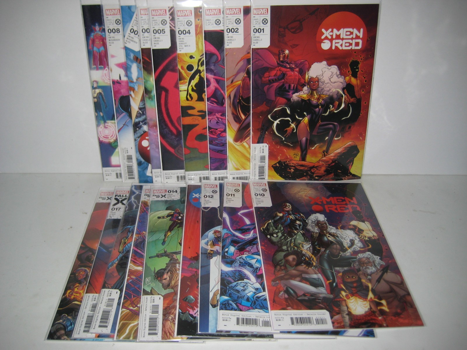 X-Men Red #1–18 Complete Set • 1st Printings • Marvel Comics • Al Ewing Run 2022