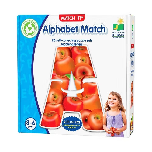 The Learning Journey International Match It - Alphabet Match Board Games