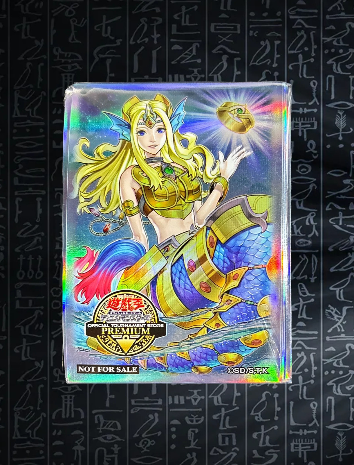 Yu-Gi-Oh OCG Asia English Abyssrhine the Atlantean Spirit Sleeves 1970s