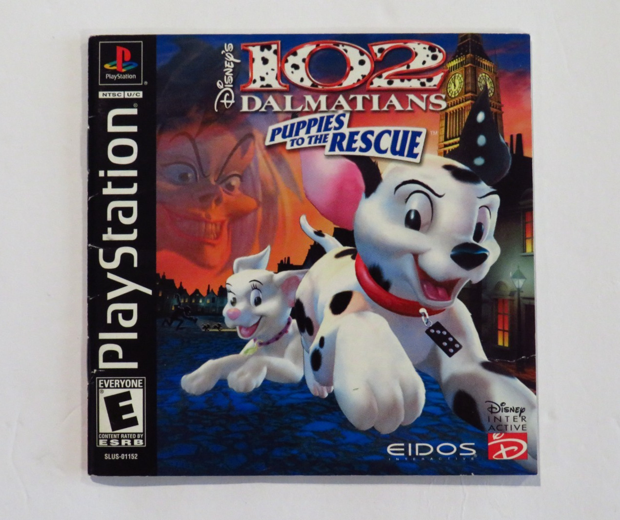 Disney\'s 102 Dalmatians: Puppies to the Rescue (PlayStation (PS1)) MANUAL ONLY