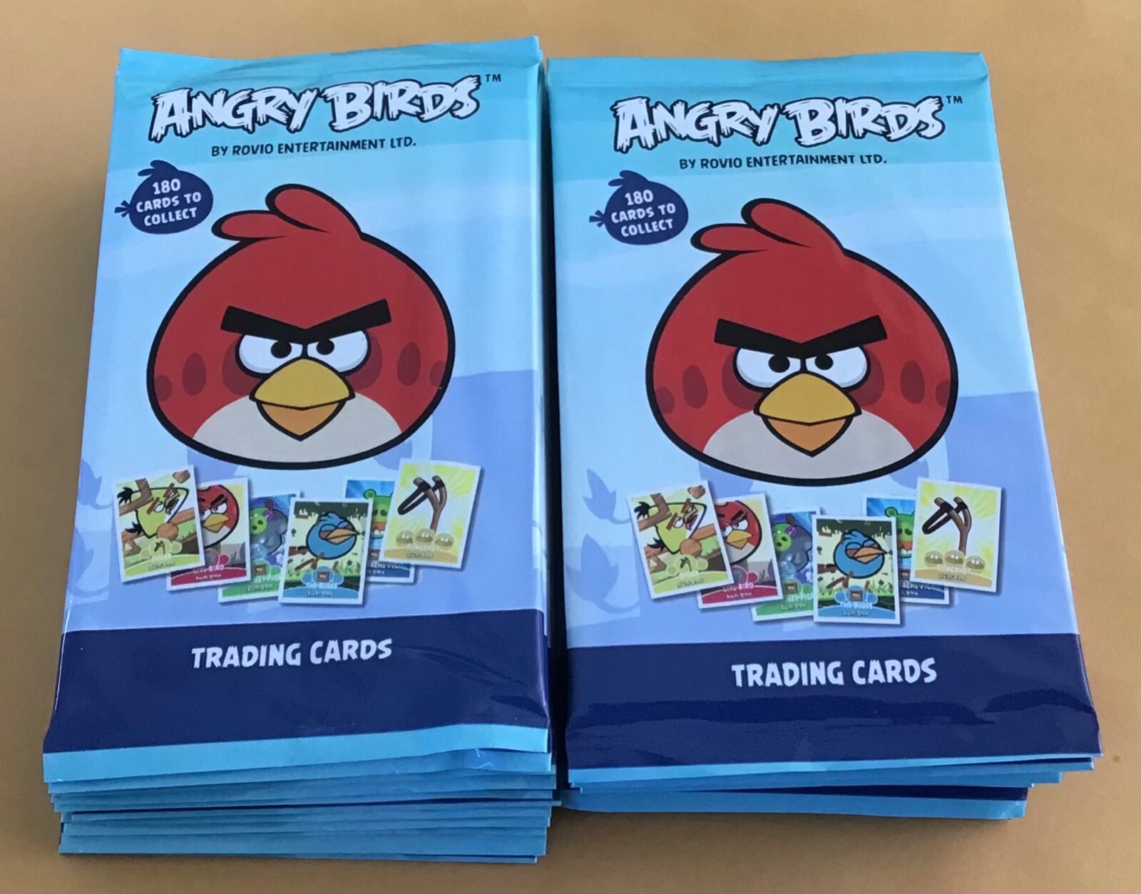 Lot of 24  2012 Rovio Entertainment Angry Birds Trading Card Wax Packs