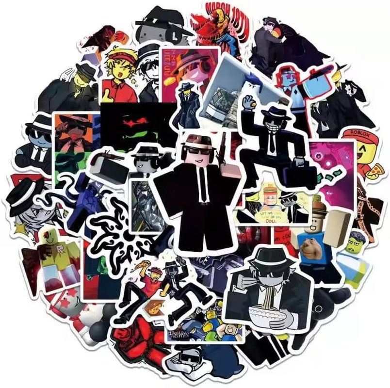 Forsaken Stickers - 50PCS Horror Video Game-Inspired Stickers Pack Cool Dark Car