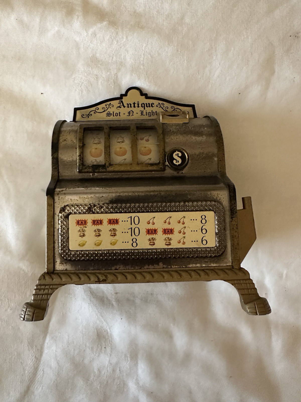 Vintage Waco Slot Machine Tabletop Lighter
