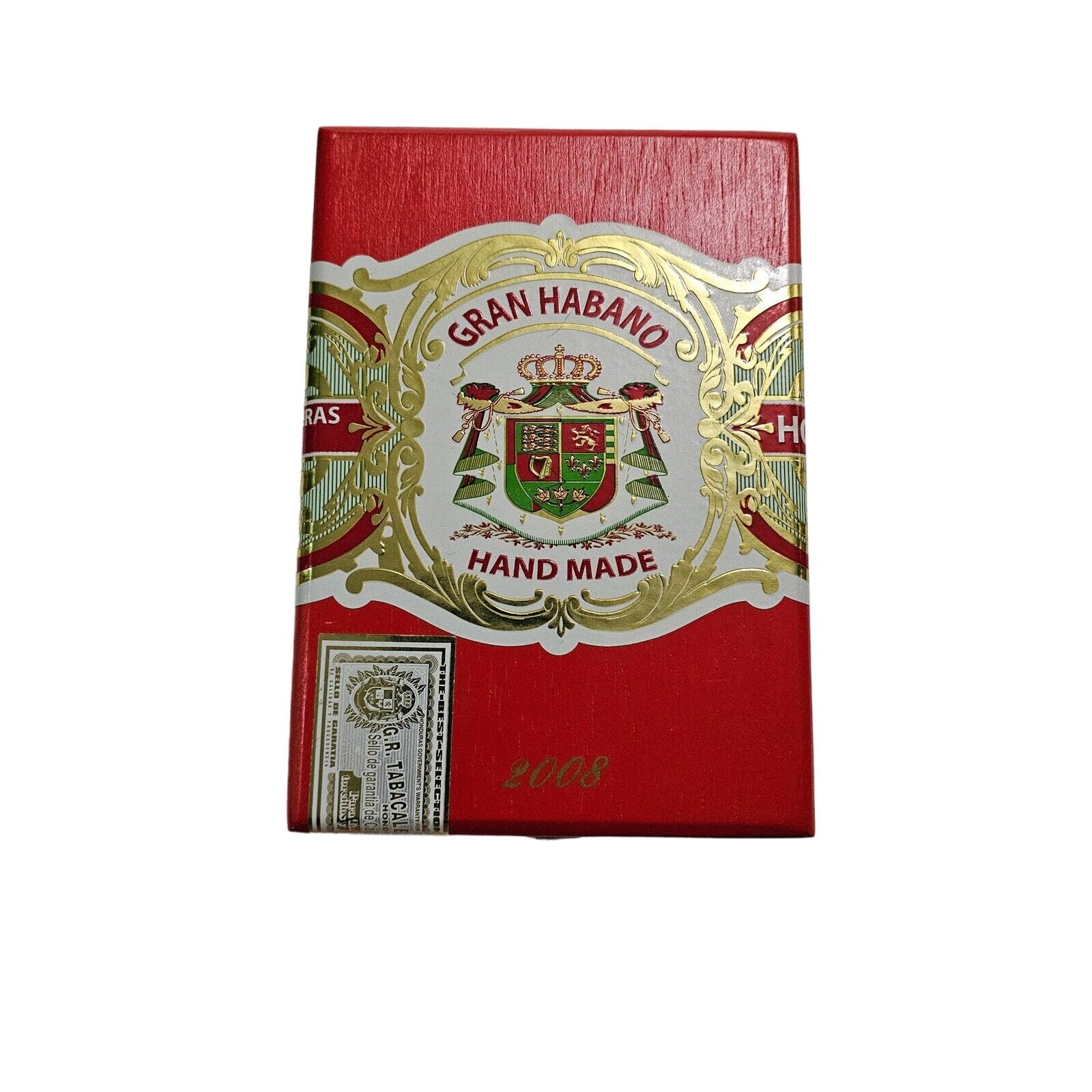 2009 Gran Habano Corojo #5 Empty Red Wooden Cigar Box