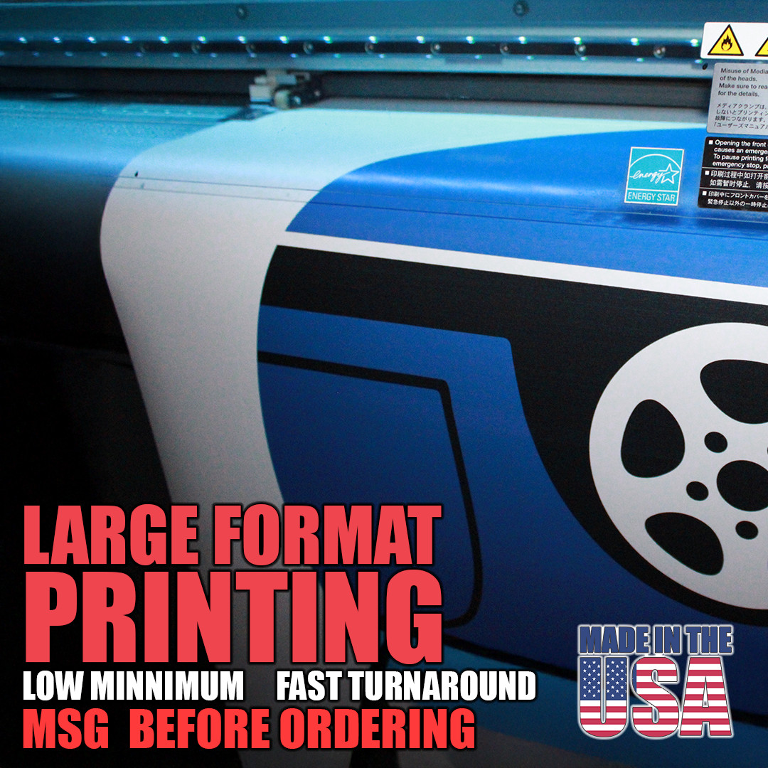 Large Format Vinyl Printing Custom Signs Banners Decals Business Graphics Indoor