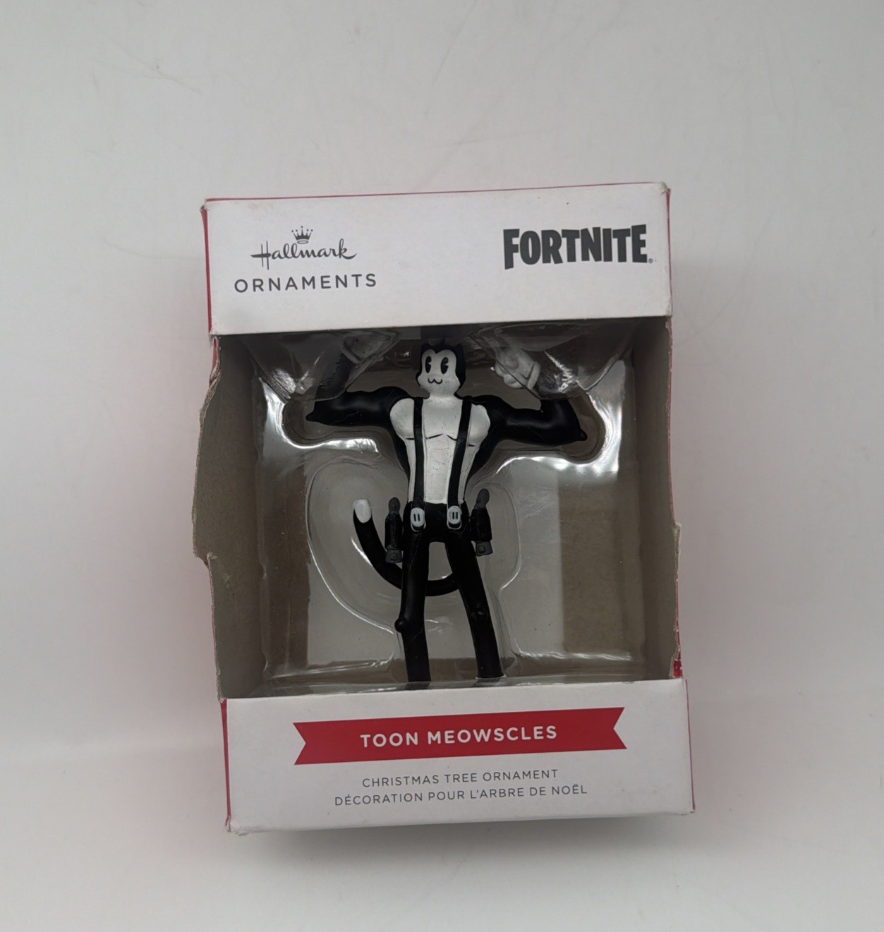Hallmark Fortnite Toon Meowscles Christmas Ornament - New With Box