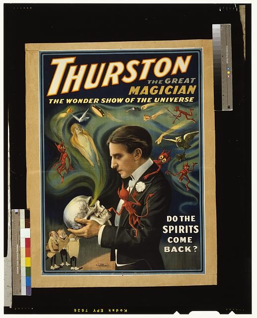 Photo:Thurston Great Magician 1915 Wonder Show of the Universe Poster