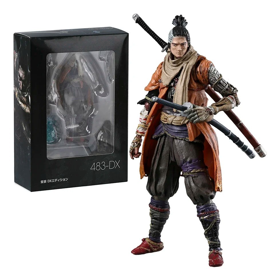 Figma 483-DX Sekiro Shadows Die Twice Wolf 15.5cm Action Figure remastered