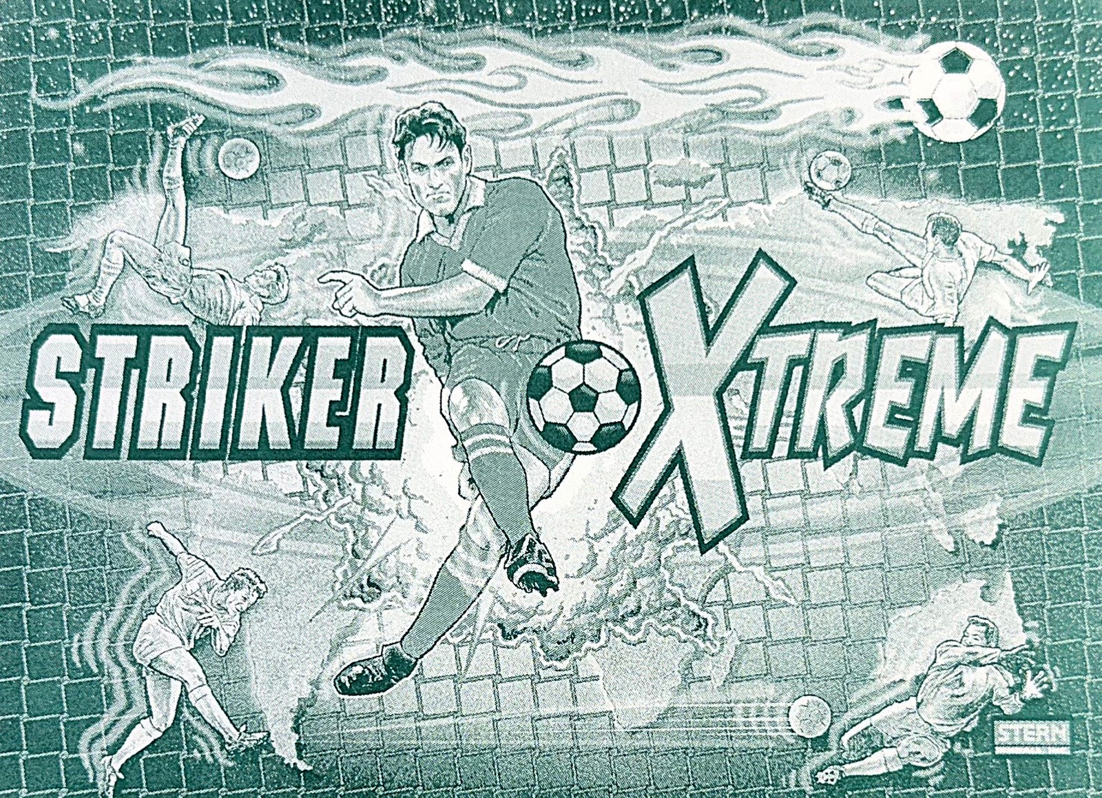 Stern Striker Extreme Pinball Machine Game Manual Schematics ORIGINAL NOS