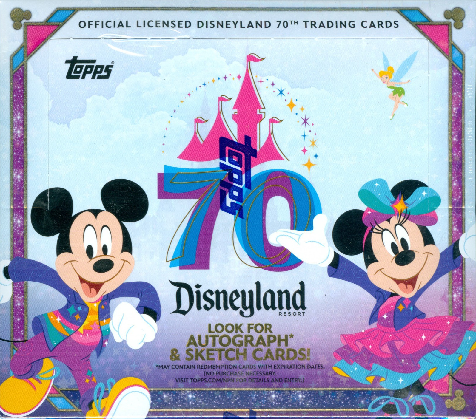 2025 Topps Disneyland 70th Anniversary Factory Sealed Hobby Box