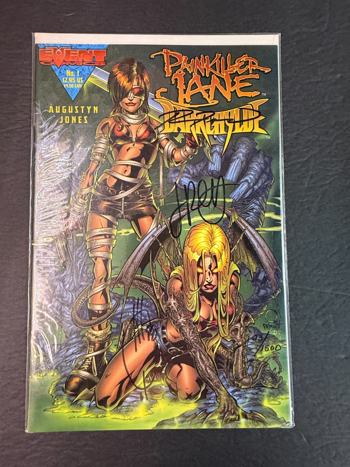 Painkiller Jane/Darkchylde DF Signed Quesada, Palmiotti, Queen COA 1998 Sealed
